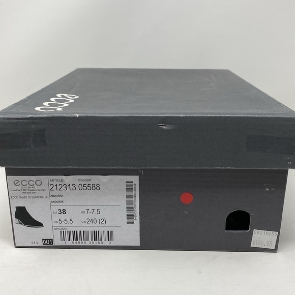 ECCO Shape 35 Sartorelle Leather Ankle Boot Andorra - Picture 8 of 8